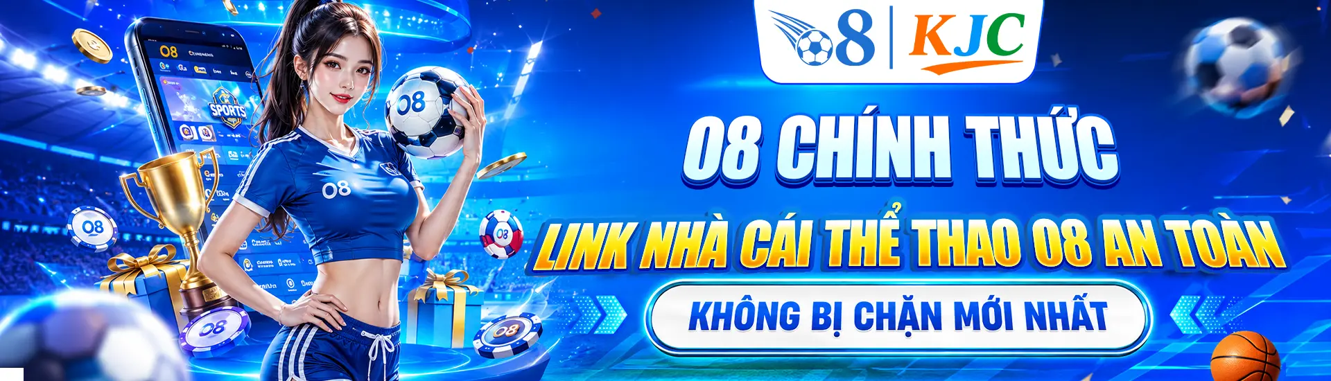 Banner trang chủ nhà cái thể thao o8 chính thức